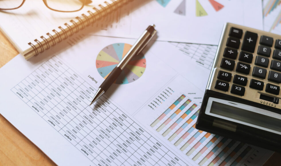 business financial concept accounting report on desk in office business financial concept accounting report on desk in office